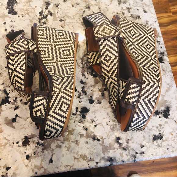 Lucky Brand Koko Woven Slingback Platform Sandals - Picture 3 of 8